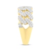Thumbnail Image 2 of Multi-Diamond Curb Chain Ring 1 ct tw 10K Yellow Gold