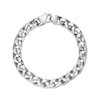 Thumbnail Image 1 of 9mm Chain Link Bracelet Matte Stainless Steel 8.5"