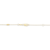 Thumbnail Image 2 of Monique Lhuillier Bliss Marquise & Round-Cut Lab-Grown Diamond Dangle Necklace 3/8 ct tw 24K Yellow Gold Vermeil Sterling Silver 17"