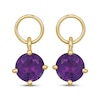 Thumbnail Image 2 of STUDIO BY KAY Amethyst Earring Charms 24K Gold Vermeil Sterling Silver