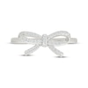 Thumbnail Image 4 of KAY Lab-Grown Diamonds Bow Fashion Ring 1/6 ct tw Sterling Silver