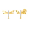 Thumbnail Image 1 of KAY Lab-Grown Diamonds Dragonfly Stud Earrings 1/20 ct tw 10K Yellow Gold