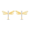 Thumbnail Image 2 of KAY Lab-Grown Diamonds Dragonfly Stud Earrings 1/20 ct tw 10K Yellow Gold