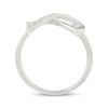 Thumbnail Image 2 of Diamond Infinity Heart Ring 1/20 ct tw Sterling Silver