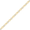 Thumbnail Image 2 of KAY Lab-Grown Diamonds Bezel-Set Link Bracelet 2 ct tw 10K Yellow Gold 7.25"