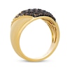 Thumbnail Image 3 of Le Vian Couture Chocolate Ombré Diamond Ring 1-1/3 ct tw 14K Honey Gold