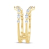 Thumbnail Image 2 of Now + Forever Lab-Grown Diamonds Marquise- & Round-Cut Enhancer Ring 3/4 ct tw 14K Yellow Gold