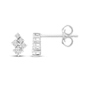 Thumbnail Image 1 of JOUJE Collection Lab-Grown Diamond Scatter Stud Earrings 1/4 ct tw Sterling Silver