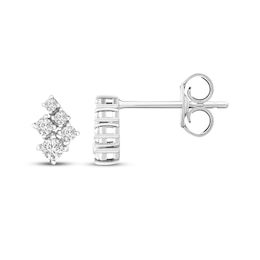 JOUJE Collection Lab-Grown Diamond Scatter Stud Earrings 1/4 ct tw Sterling Silver