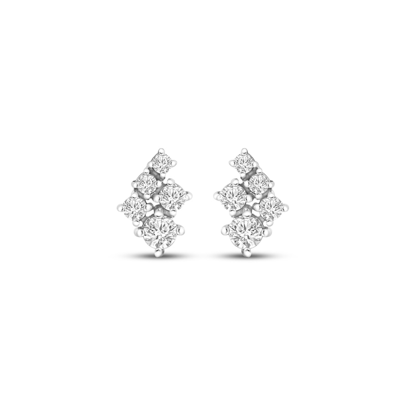 Main Image 2 of JOUJE Collection Lab-Grown Diamond Scatter Stud Earrings 1/4 ct tw Sterling Silver