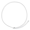 Thumbnail Image 2 of Adjustable Wheat Chain Solid 14K White Gold 26&quot;