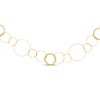 Circle Chain Necklace 14K Yellow Gold 24"