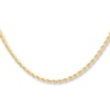 Thumbnail Image 1 of 1.8mm Rope Necklace Hollow 10K Yellow Gold 30"