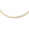 Thumbnail Image 1 of Omega Necklace Solid 14K Yellow Gold 18&quot;