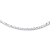 Thumbnail Image 1 of Wheat Chain Hollow 10K White Gold 22&quot;