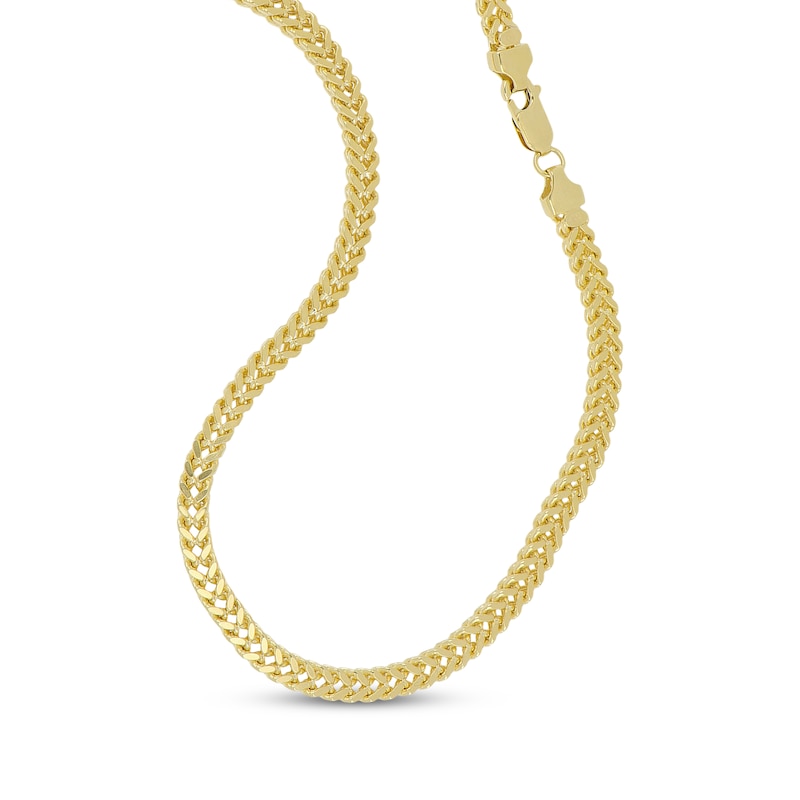 Main Image 1 of Link Necklace Solid 14K Yellow Gold 24"