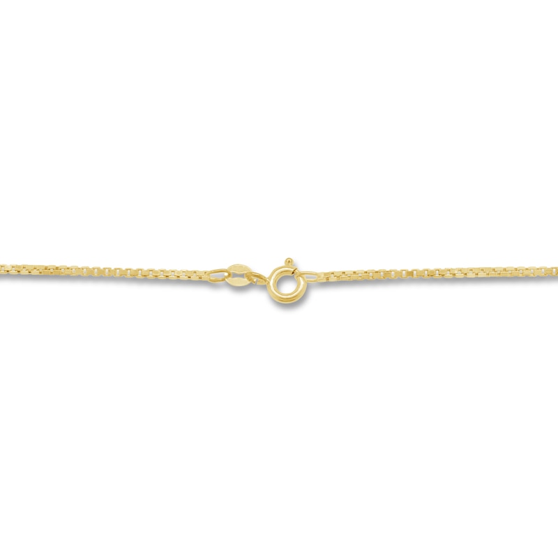Main Image 2 of Venetian Box Chain Hollow 14K Yellow Gold 20&quot;