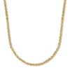 Rope Chain Necklace 14K Yellow Gold 24"
