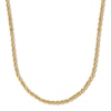 Thumbnail Image 1 of Rope Chain Necklace Semi-Solid 14K Yellow Gold 24&quot;