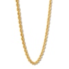 Thumbnail Image 3 of Rope Chain Necklace Semi-Solid 14K Yellow Gold 24&quot;