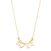 Love Necklace 10K Yellow Gold 18"
