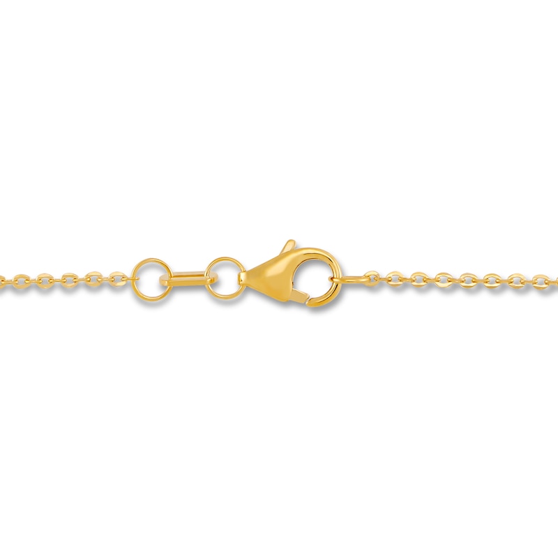 Love Necklace 10K Yellow Gold 18"