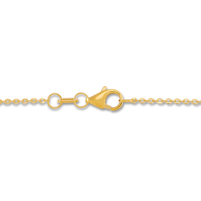 Love Necklace 10K Yellow Gold 18"