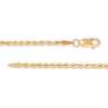 Thumbnail Image 1 of Rope Chain Paperclip Necklace 14K Yellow Gold 18.25"