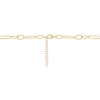 Oval Link Fashion Necklace 10K Yellow Gold 16"