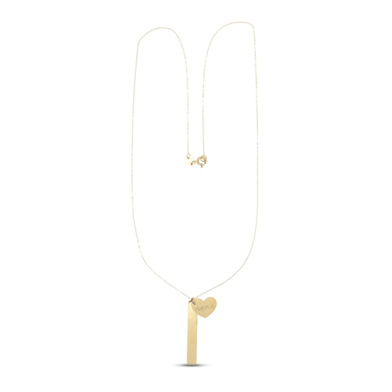 "Nana" Necklace 10K Yellow Gold 18"