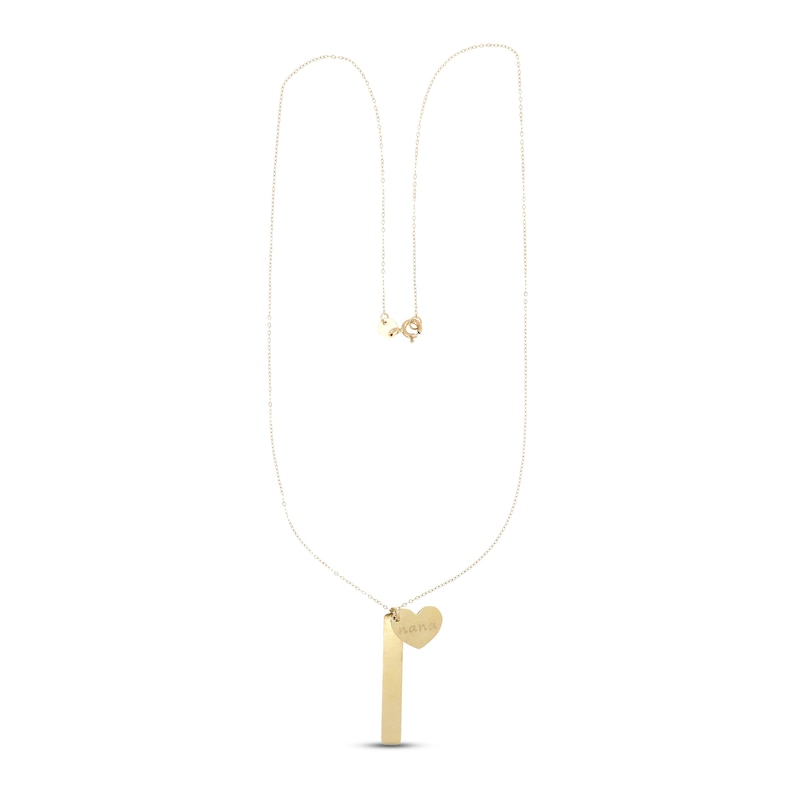 Main Image 1 of &quot;Nana&quot; Necklace 10K Yellow Gold 18&quot;