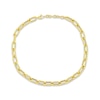 Thumbnail Image 1 of Paperclip Necklace Hollow 10K Yellow Gold 20&quot;