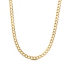 Thumbnail Image 1 of Curb Chain Necklace Solid 10K Yellow Gold 20&quot;
