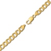 Thumbnail Image 2 of Curb Chain Necklace Solid 10K Yellow Gold 20&quot;
