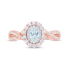 Thumbnail Image 3 of THE LEO First Light Diamond Oval-Cut Engagement Ring 1 ct tw 14K Two-Tone Gold