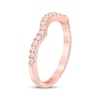 Thumbnail Image 1 of THE LEO First Light Diamond Contoured Wedding Band 1/4 ct tw 14K Rose Gold