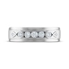 Thumbnail Image 3 of Every Moment Men's Diamond Wedding Band 1/2 ct tw 14K White Gold