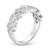 Thumbnail Image 2 of Every Moment Diamond Crossover Infinity Band 1 ct tw 14K White Gold