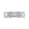 Thumbnail Image 3 of Every Moment Diamond Crossover Infinity Band 1 ct tw 14K White Gold
