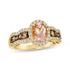 Thumbnail Image 0 of Le Vian Chocolate Waterfall Morganite Ring 3/4 ct tw Diamonds 14K Honey Gold