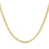 Thumbnail Image 1 of Cuban Curb Chain Necklace 3.3mm Solid 10K Yellow Gold 18”