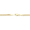 Thumbnail Image 3 of Cuban Curb Chain Necklace 3.3mm Solid 10K Yellow Gold 18”