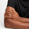 Thumbnail Image 4 of Now + Forever Men’s Black & Brown Diamond Wedding Band 1/3 ct tw 10K Yellow Gold