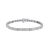 Thumbnail Image 1 of KAY Lab-Grown Diamonds Two-Row Tennis Bracelet 3 ct tw 14K White Gold 7.25&quot;