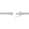 Thumbnail Image 3 of KAY Lab-Grown Diamonds Two-Row Tennis Bracelet 3 ct tw 14K White Gold 7.25&quot;