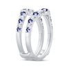 Thumbnail Image 1 of Diamond & Sapphire Enhancer Ring 1/2 ct tw 14K White Gold