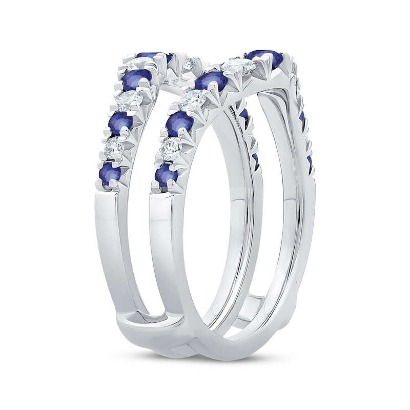 Main Image 2 of Now + Forever Diamond & Sapphire Enhancer Ring 1/2 ct tw 14K White Gold