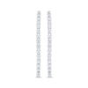 Thumbnail Image 1 of Unstoppable Love Diamond Double Hoop Earrings 1/4 ct tw 10K Two-Tone Gold