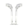 Thumbnail Image 3 of Lab-Grown Diamonds Baguette, Round & Emerald-Cut Chevron Enhancer Ring 1-1/2 ct tw 14K White Gold