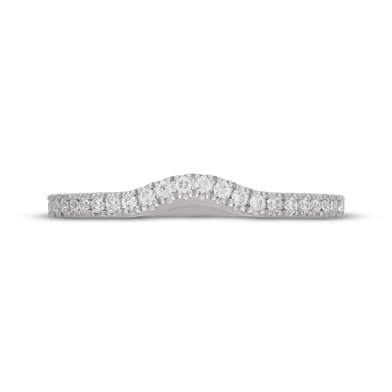 Main Image 9 of Neil Lane Contour Diamond Wedding Band 1/4 ct tw 14K White Gold